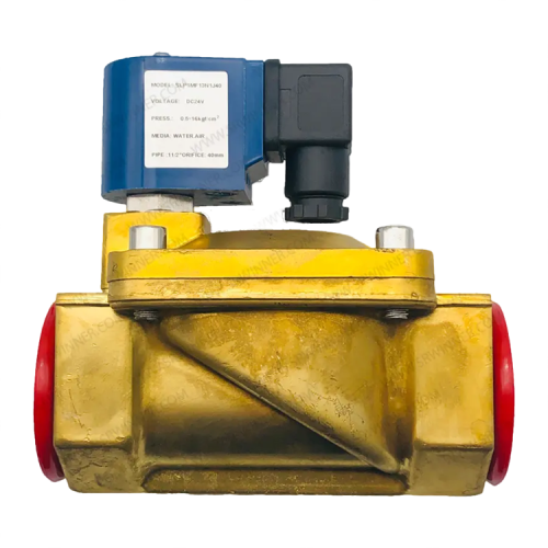 โซลินอยด์วาล์วทองเหลือง (2ทาง) ขนาด 1 1/2 นิ้ว [ Brass Solenoid Valve ]